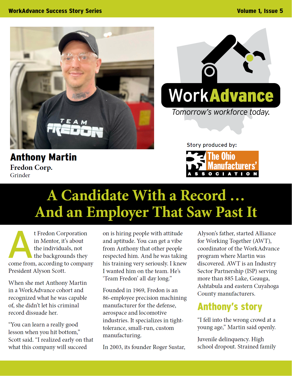 Success Story 5 - Anthony Martin